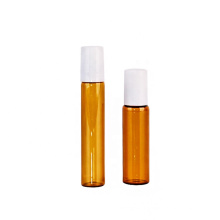 10ml amber roll on perfume glass bottle with cap